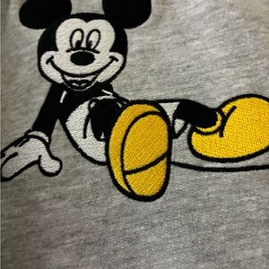 Disney Productions Mickey Mouse Gray Sweatpants